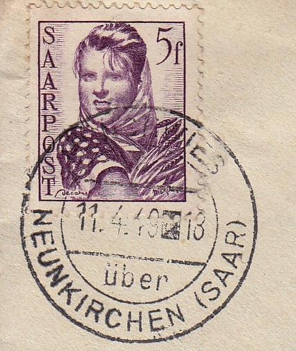 Saar-Briefmarken