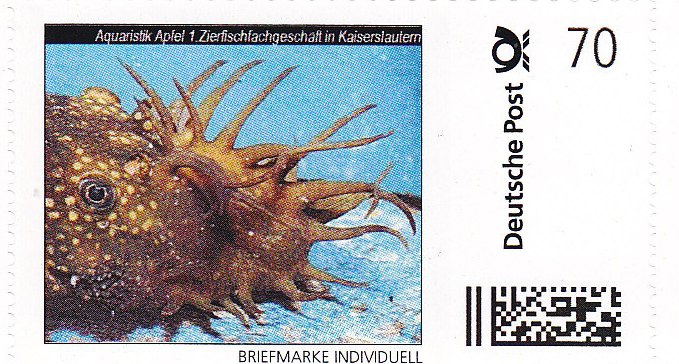 AA-Briefmarke Deutsche Post Individuell Antennenwels