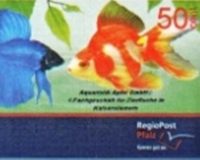 Briefmarke Zierfische RegioPost-Pfalz 50 Cent