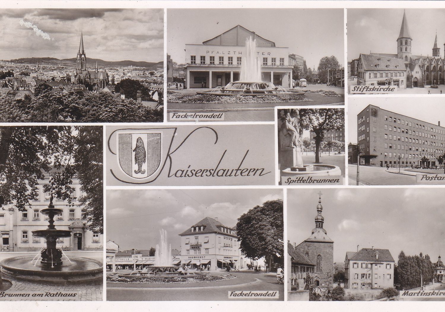 Ansicht Kaiserslautern vor 1955