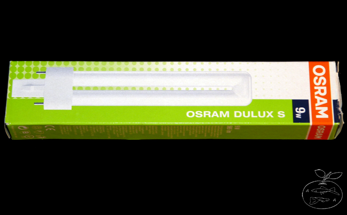 Energiesparlampe Osram Dulux S 9 Watt cool daylight