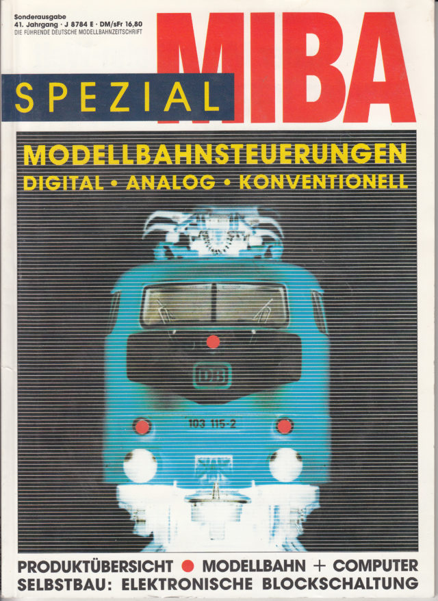 MIBA Spezial Heft 1 (vom 18.09.1989) SparViel