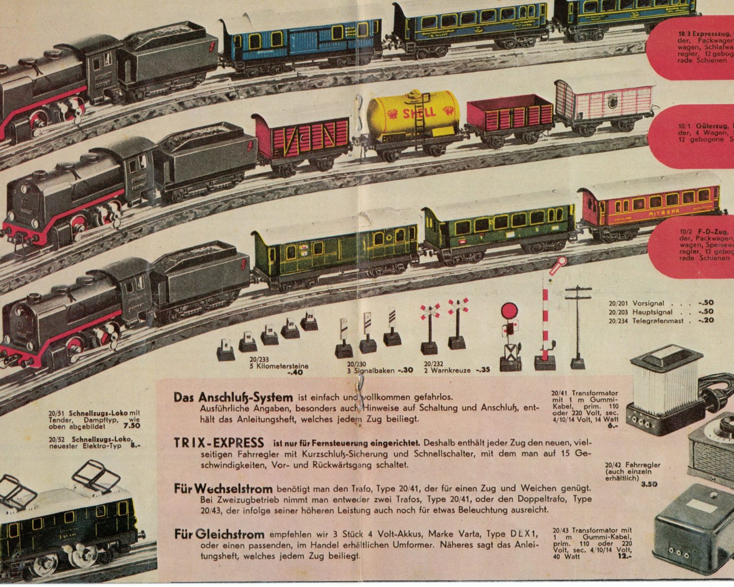 Set´s Modellzüge, Personen- u. Güterwagen