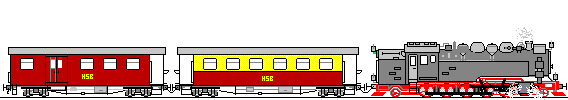 Zugbildung von Personen- oder Güterzügen
